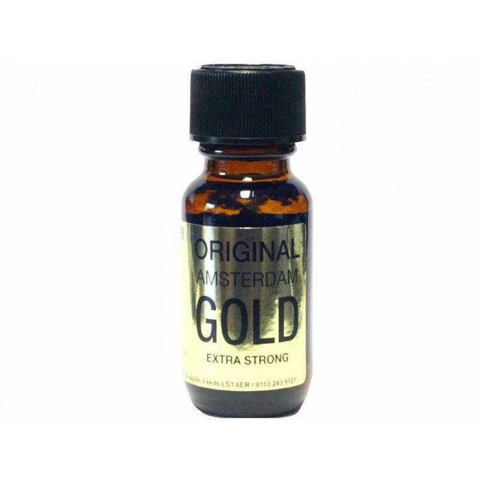 leugenaar Aanbod Eervol Original Amsterdam Gold Aroma - 25ml Extra Strong Poppers - POPPERSUPERSHOP