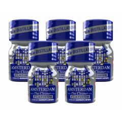 Amsterdam Platinum Leather Cleaner Poppers - 10ml - 5 Pack