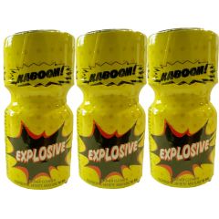 Explosive Leather Cleaner Poppers - 10ml - 3 Pack