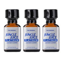 Jungle Juice Platinum Leather Cleaner Poppers - 24ml - 3 Pack