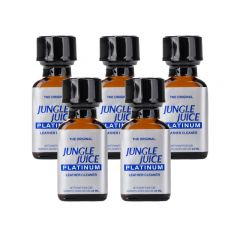 Jungle Juice Platinum Leather Cleaner Poppers - 24ml - 5 Pack