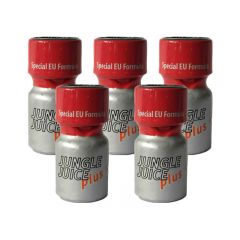 Jungle Juice Platinum Plus Leather Cleaner Poppers - 10ml - 5 Pack