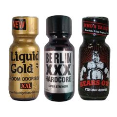 Liquid Gold XXL 25ml-Berlin XXX 25ml-Bears 25ml Multi