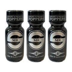 Mr S Leather Import Strength Popppers - 22ml - 3 Pack