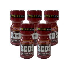 Reds Extra Strength Leather Cleaner Poppers - 10ml - 5 Pack