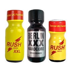 Rush XXL 25ml-Berlin XXX 25ml-Rush 10ml Multi