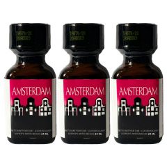 Amsterdam Leather Cleaner Poppers - 24ml - 3 Pack