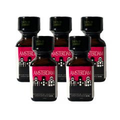 Amsterdam Leather Cleaner Poppers - 24ml - 5 Pack