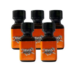 Iron Horse Leather Cleaner Poppers - 24ml - 5 Pack
