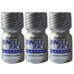 Jungle Juice Platinum Leather Cleaner Poppers - 10ml - 3 Pack