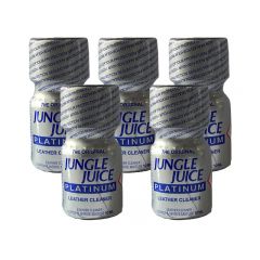 Jungle Juice Platinum Leather Cleaner Poppers - 10ml - 5 Pack