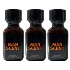 Man Scent Leather Cleaner Poppers - 24ml - 3 Pack