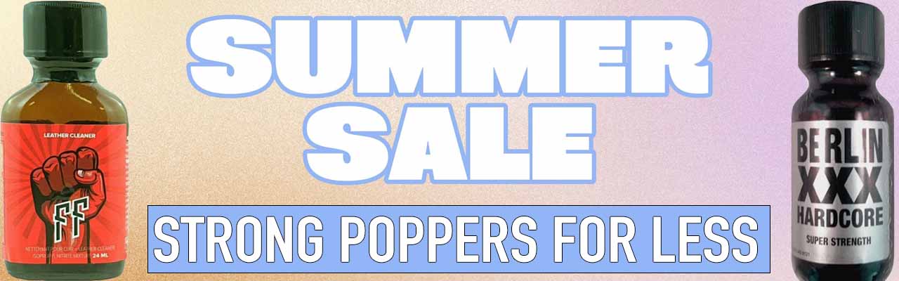 Poppers UK SUMMER sale