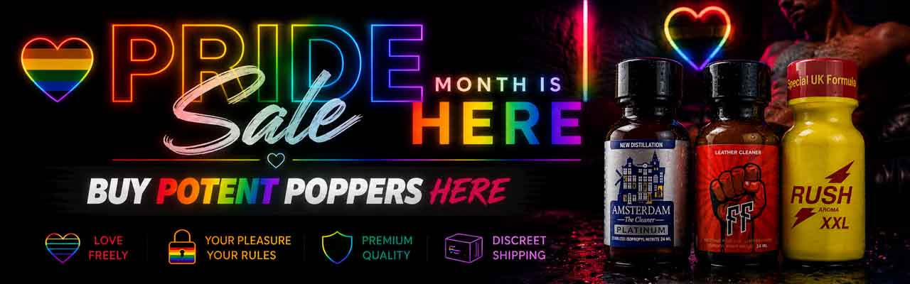 Poppers UK Pride Sale